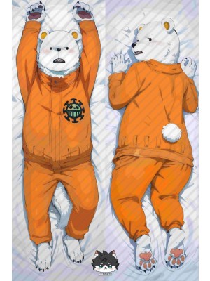 One Piece Bepo Furry Anime Dakimakura Body Pillow Cover