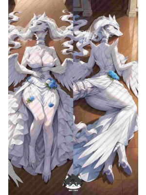Pokémon Reshiram Furry Anime Dakimakura Body Pillow Cover