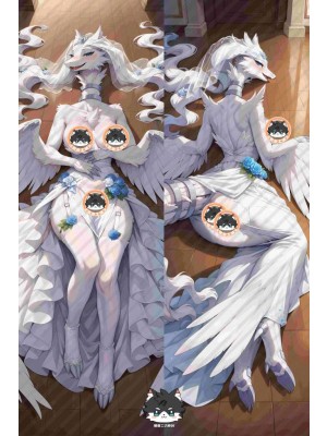 Pokémon Reshiram Furry Anime Dakimakura Body Pillow Cover