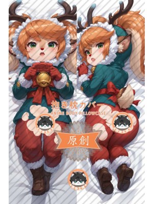League of Legends Poppy Keeper of the Hammer Furry Anime Dakimakura Body Pillow Cover
