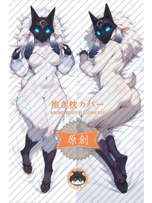League of Legends Eternal Hunters Kindred Furry Anime Dakimakura Body Pillow Cover