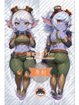 League of Legends Tristana the Megling Gunner Furry Anime Dakimakura Body Pillow Cover