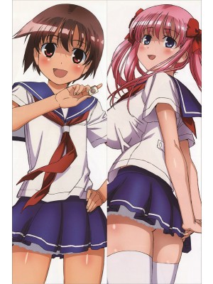 Saki Nodoka Haramura + Yuuki Kataoka Anime Dakimakura Body Pillow Cover 