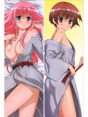 Saki Nodoka Haramura + Yuuki Kataoka Anime Dakimakura Body Pillow Cover 