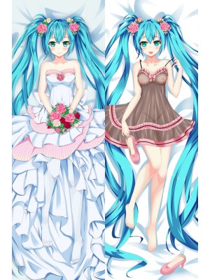 V001 Vocaloid -Hatsune Miku Anime Dakimakura Japanese Pillow Cover
