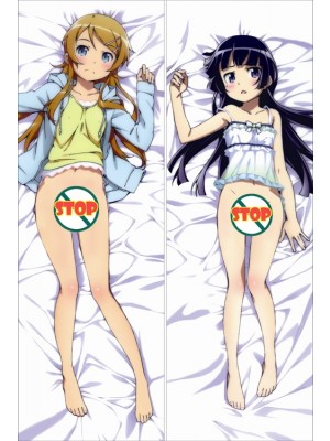Oreimo Kirino Kousaka + Ruri Goko Anime Dakimakura Pillow Cover 