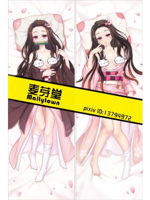 Demon Slayer: Kimetsu no Yaiba Kamado Nezuko Anime Dakimakura Pillow Cover