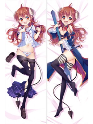 The Demon Girl Next Door Shamiko Yoshida Yūko Anime Dakimakura Pillow Cover 