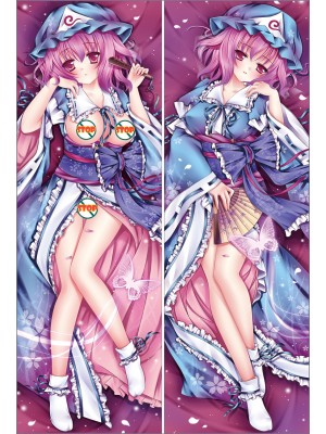 TouHou Project Saigyouji Yuyuko Anime Dakimakura Pillow Cover WOW-YC192