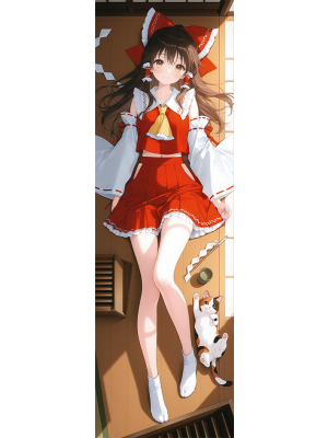 Touhou Project Hakurei Reimu 3D Detachable Pillow Cover