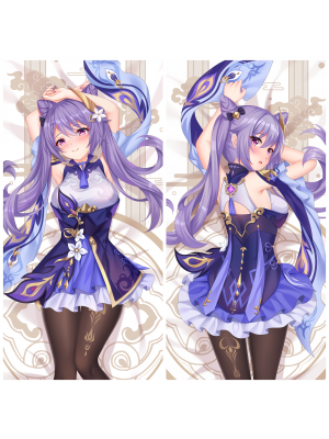 Genshin Impact Keqing 3D Detachable Pillow Cover（Including 3D Breasts or Hips）