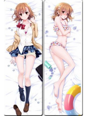 A Certain Scientific Railgun Mikoto Misaka Anime Dakimakura Pillow Cover