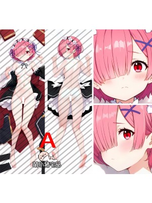 Re:Zero Ram Anime Dakimakura Pillow Cover