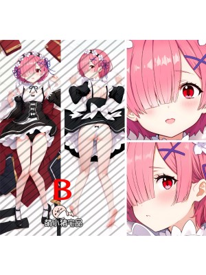 Re:Zero Ram Anime Dakimakura Pillow Cover