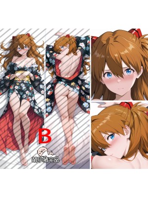 Neon Genesis Evangelion Asuka Langley Soryu Anime Dakimakura Body Pillow Cover