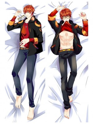 Mystic Messenger Saeyoung Luciel Choi Defender of Justice 707 Anime Dakimakura Pillow Cover 