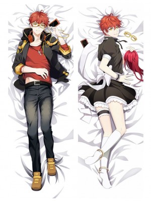 Mystic Messenger Saeyoung Luciel Choi Defender of Justice 707 Anime Dakimakura Pillow Cover 