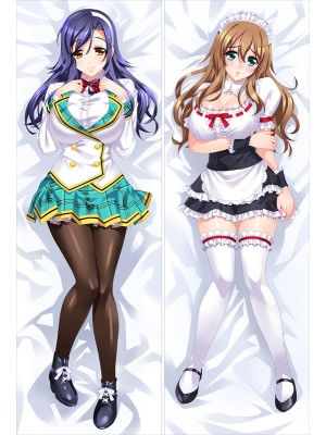 Kuro no Kyoushitsu Kusunoki Kazuha + Nomiya Nanako Anime Dakimakura Pillow Cover 