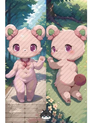 Jewelpet Sakuran Furry Anime Dakimakura Body Pillow Cover