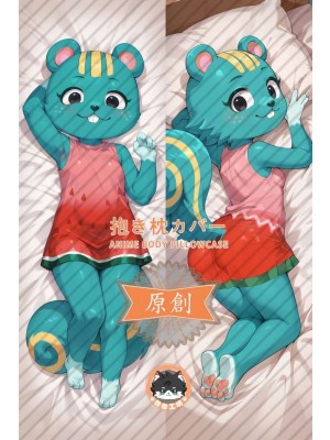 Animal Crossing Hazel Furry Anime Dakimakura Body Pillow Cover