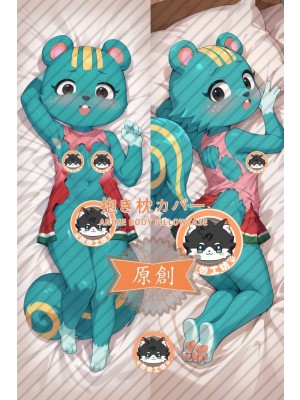 Animal Crossing Hazel Furry Anime Dakimakura Body Pillow Cover