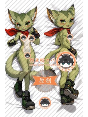 Freedom Planet Carol Tea Furry Anime Dakimakura Body Pillow Cover