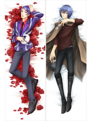 New Anime Tokyo Ghoul Shuu Tsukiyama&Kirishima Ayato Dakimakura Bed Hugging Body Pillow Case