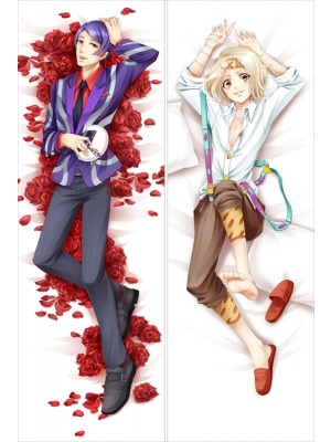 New Anime Tokyo Ghoul Shuu Tsukiyama&JUZO SUZUYA / REI Dakimakura Bed Hugging Body Pillow Case
