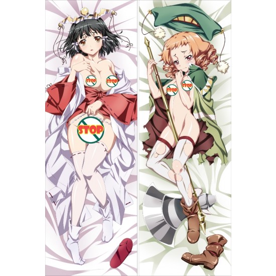 Kuroinu ~ Kedakaki Seijo wa Hakudaku ni Somaru ~ - Kaguya -Luu Luu ANIME DAKIMAKURA JAPANESE PILLOW COVER