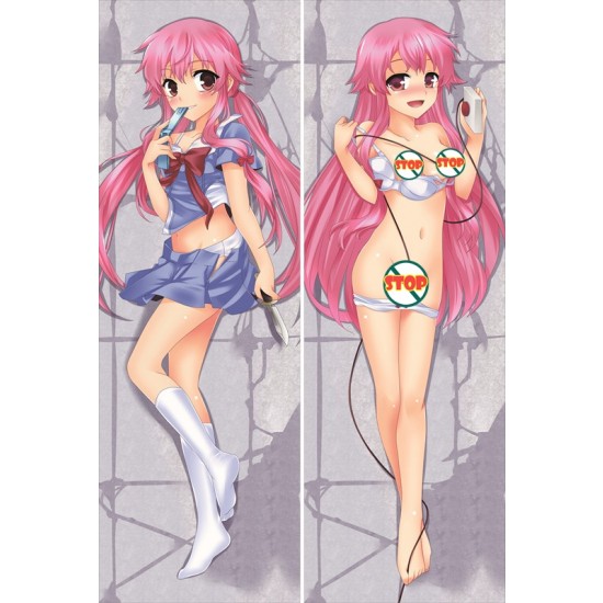 SM666 Future Diary - Yuno Gasai Anime Dakimakura Japanese Pillow Cover