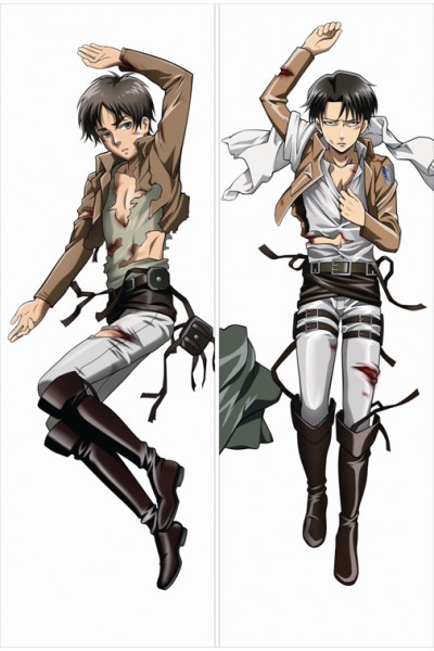 Aot levi body pillow top