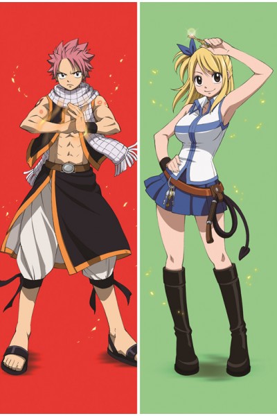 Fairy tail top gray body pillow