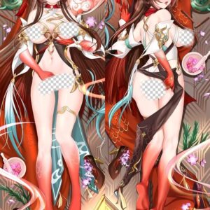 Honkai Star Rail Lingsha Fox Anime Dakimakura Body Pillow Cover