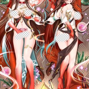 Honkai Star Rail Lingsha Fox Anime Dakimakura Body Pillow Cover