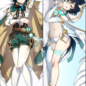 Genshin Impact Venti Anime Dakimakura Body Pillow Cover