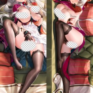 Wuthering Waves Carlotta Black Stockings Anime Dakimakura Body Pillow Cover