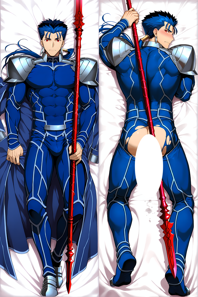Fate/stay night - Cu Chulainn Dakimakura Body Pillow Cover - TBMMD0364