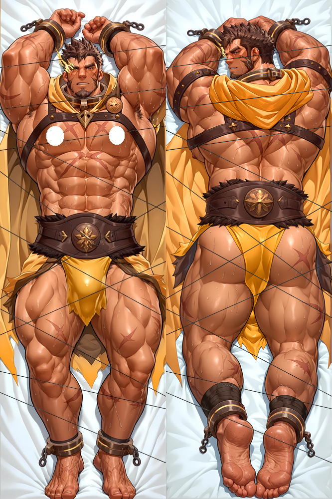 Tokyo Afterschool Summoners - Heracles Dakimakura Body Pillow Cover - TBMMD0426