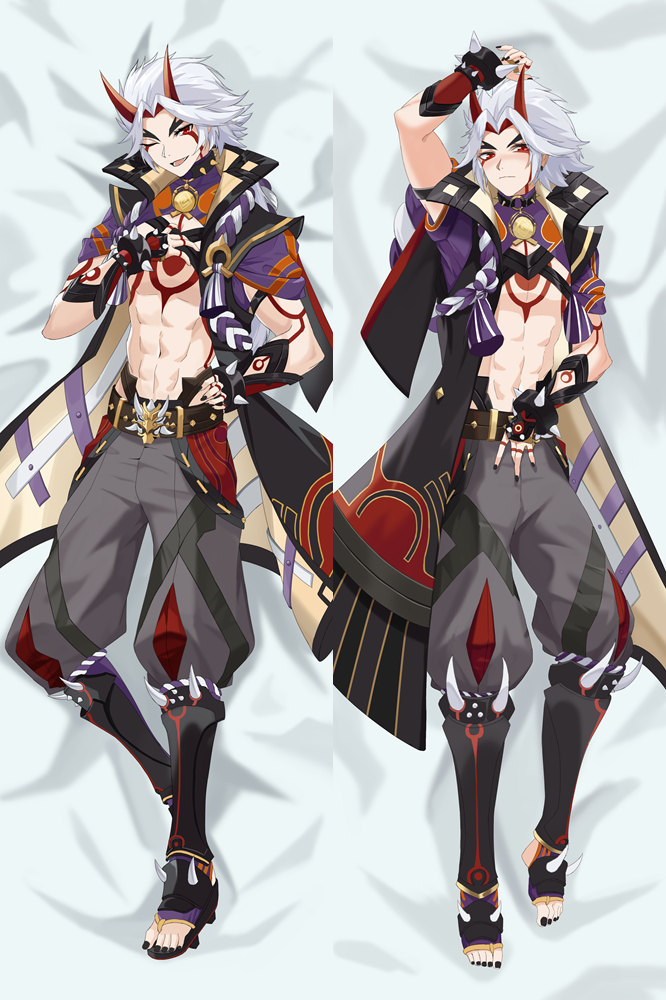 Genshin Impact - Arataki Itto Dakimakura Body Pillow Cover - TBMMD0485