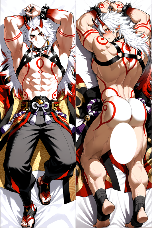 Genshin Impact - Arataki Itto Dakimakura Body Pillow Cover - TBMMD0494