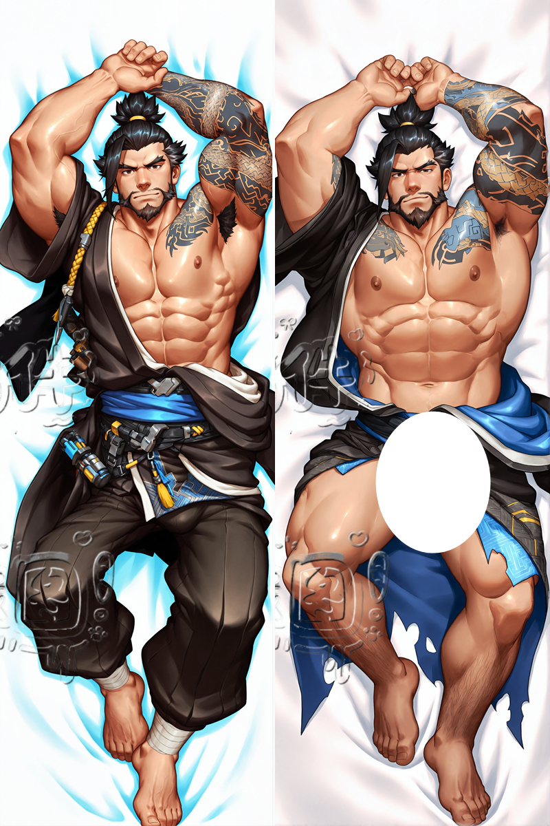 Overwatch - Hanzo Dakimakura Body Pillow Cover - TBMMD0537