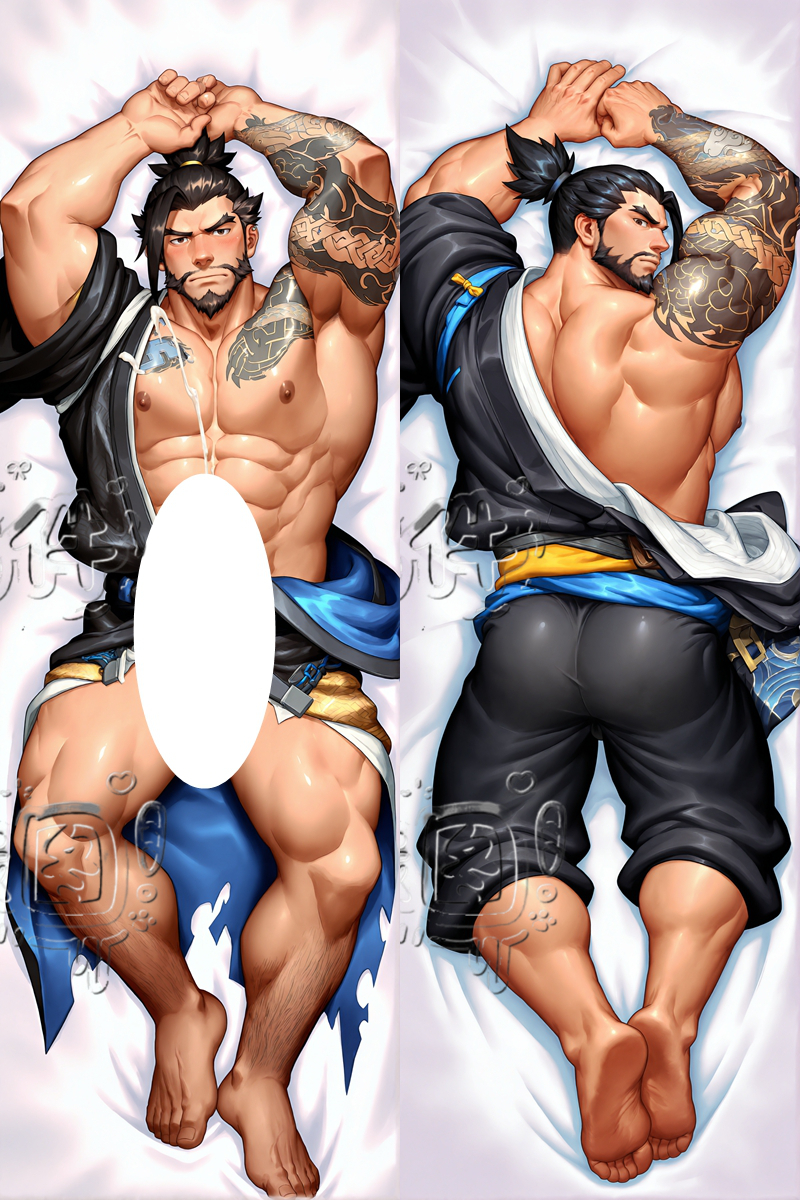 Overwatch - Hanzo Dakimakura Body Pillow Cover - TBMMD0539