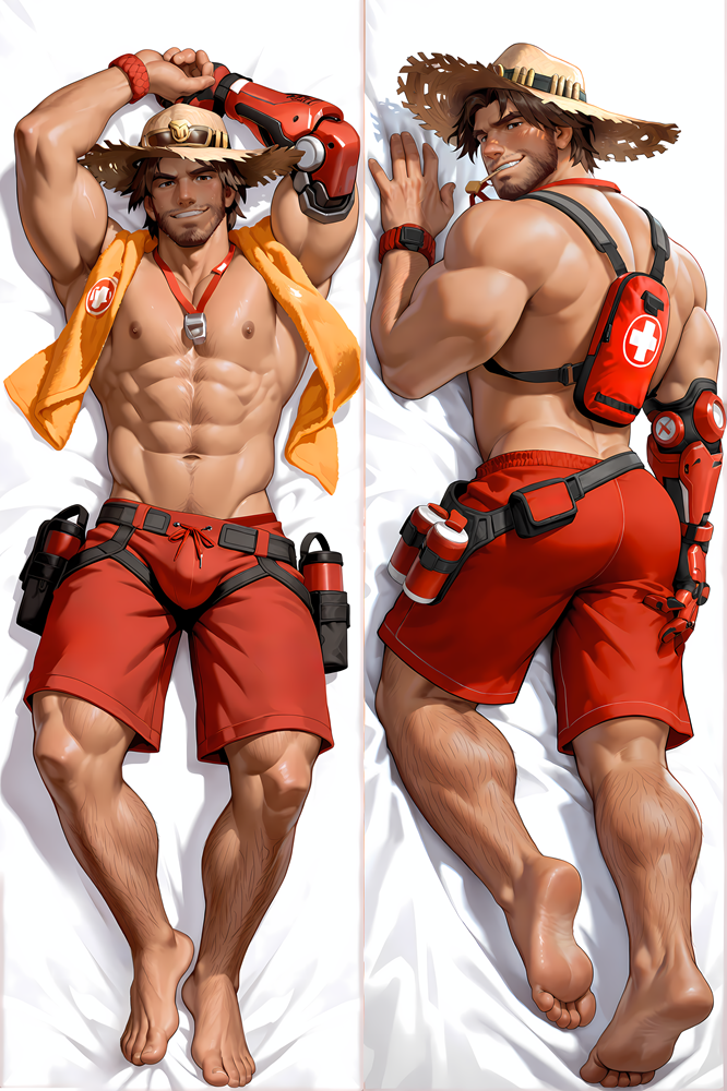 Overwatch - Cassidy Dakimakura Body Pillow Cover - TBMMD0547