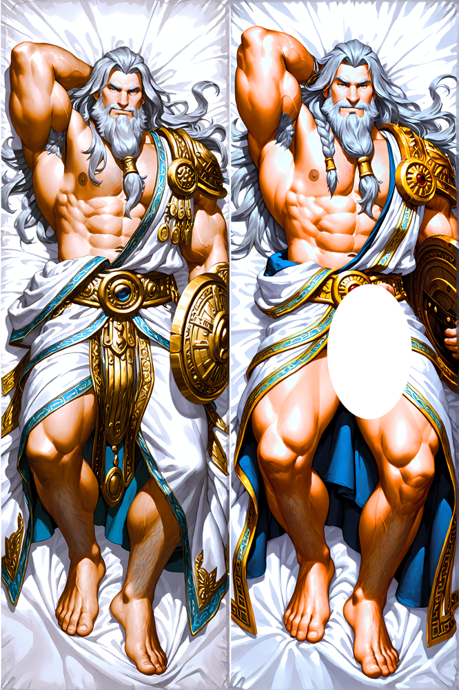 Greek Mythology - Zeus Dakimakura Body Pillow Cover - TBMMD0593