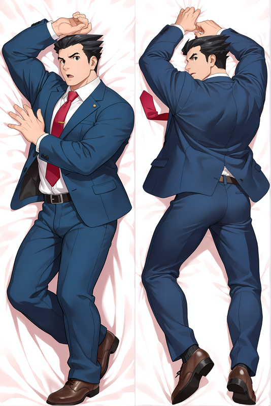Ace Attorney - Phoenix Wright Dakimakura Body Pillow Cover - TBMMD0614