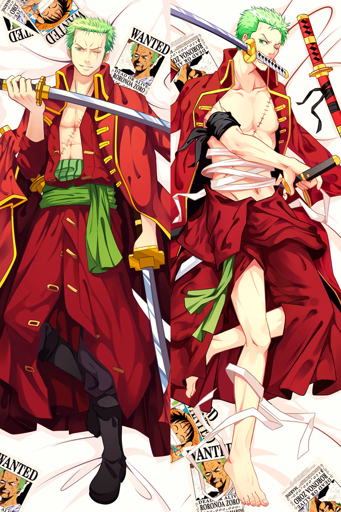 One Piece - Roronoa Zoro Dakimakura Body Pillow Cover - TBMMD0674