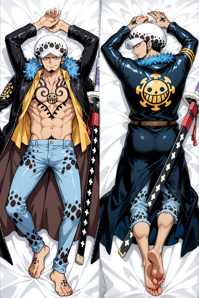 One Piece - Trafalgar Law Dakimakura Body Pillow Cover - TBMMD0678