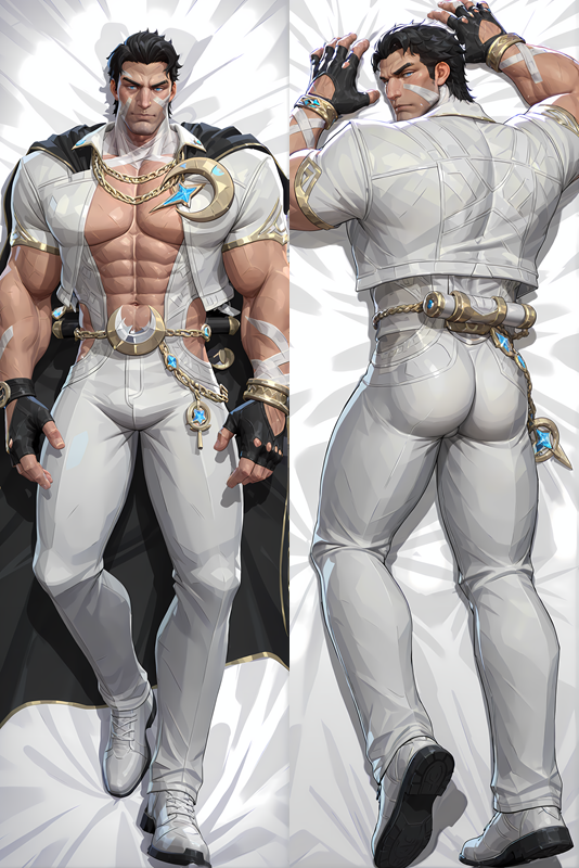 Marvel Rivals - Moon Knight Dakimakura Body Pillow Cover - TBMMD0696
