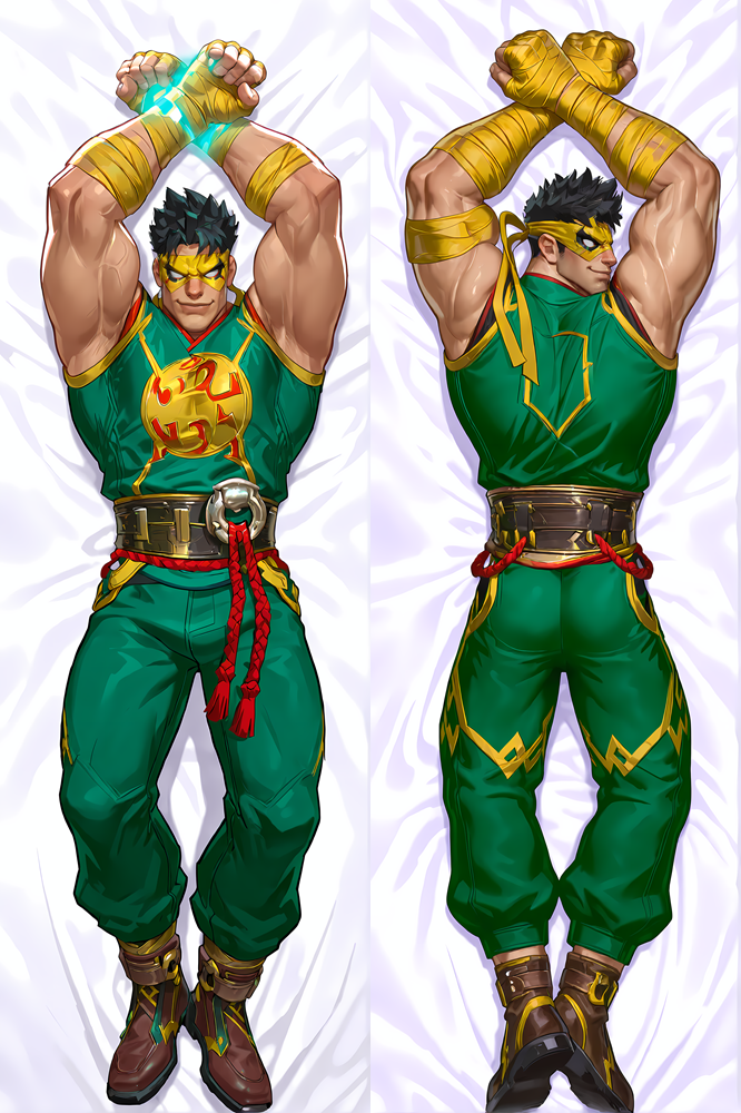 Marvel Rivals - Iron Fist Dakimakura Body Pillow Cover - TBMMD0718