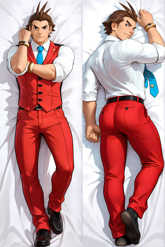 Ace Attorney - Apollo Justice Dakimakura Body Pillow Cover - TBMMD0735